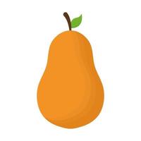 diseño de vector de icono de fruta de pera