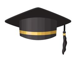 graduate hat design vector