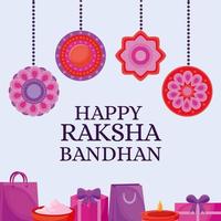 raksha bandhan illustration vector