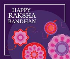 cartel de raksha bandhan vector