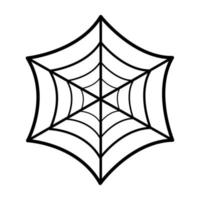 halloween spiderweb icon vector design