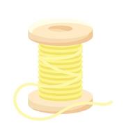 yellow thread design vector