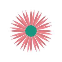 flower flat style icon vector design