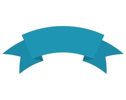 ribbon of indigo blue color vector