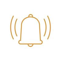 bell line style icon vector design