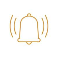 bell line style icon vector design