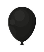 black balloon design vector