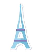 diseño de la torre eiffel vector