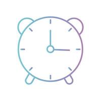 clock gradient style icon vector design