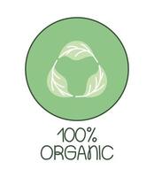 one hundred percent organic
