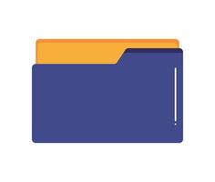 purple folder design vector