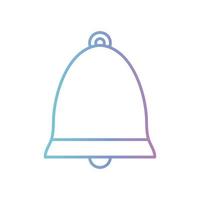 bell gradient style icon vector design