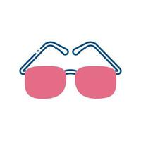 blind glasses line style icon vector design