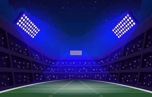 Superbowl Stadium at Night vector