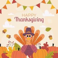 Happy Thanksgiving Illustration vector