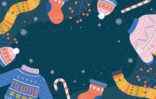 Ugly Sweater Background vector