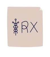 rx file design vector