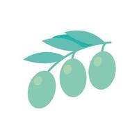 olives flat style icon vector design