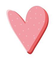pink heart design vector