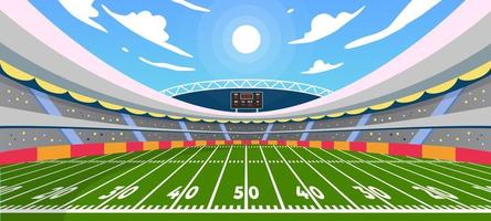 paisaje de fondo de superbowl vector