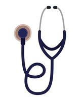 blue stethoscope design vector