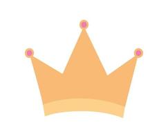 crown with pink dots vector