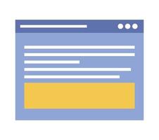 blue web page vector