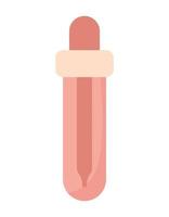 pink medical dropper vector