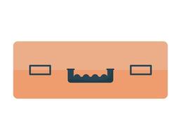 side briefcase design vector