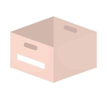 beige drawer design vector