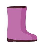 purple backyard boots vector