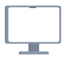 desktop computer screen vector