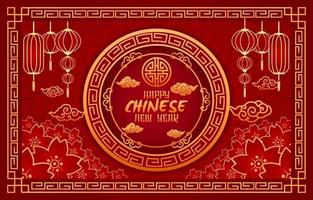 Chinese New Year Background vector