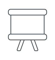 projector silhouette icon vector