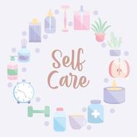 self care card vector