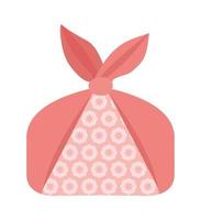 pink lunch box vector