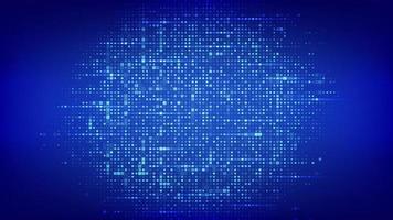 Binary code background. Digital binary data and streaming digital code background. Abstract futuristic cyberspace. Matrix background with digits 1.0. Coding or Hacker concept. Vector illustration.