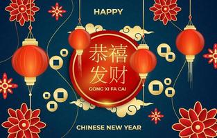 fondo de lujo de evento de año nuevo chino