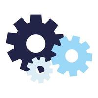 gears cogwheel setting vector