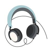 headphones audio device vector