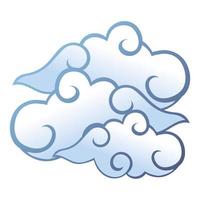 traditional chinese clouds vector