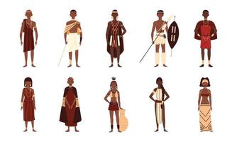 aboriginal native people vector