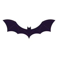 bat with open wings vector