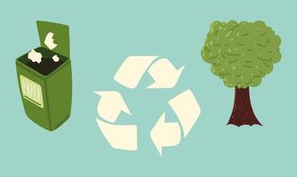 environment and recycle vector