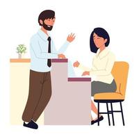 harassment at workplace vector