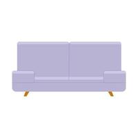 sofá confort morado vector