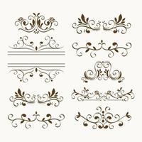 ten dividers victorians vector