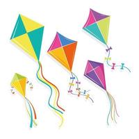 kites icon group vector