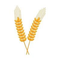 wheat ear icon vector