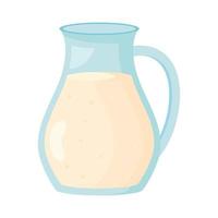 jug with milk vector